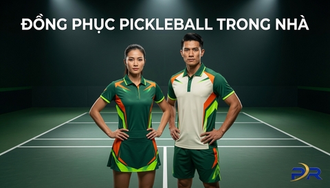 Đồng phục Pickleball cho sân trong nhà: Giải pháp tối ưu hóa hiệu suất thi đấu và đồng bộ nhận diện thương hiệu chuyên nghiệp
