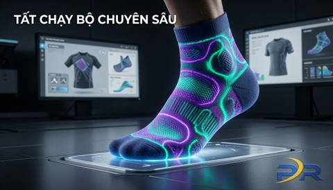 Chất liệu tất chạy bộ chuyên sâu: Vì sao runner chuyên nghiệp loại bỏ Cotton và ưu tiên Sợi tổng hợp kết hợp Merino