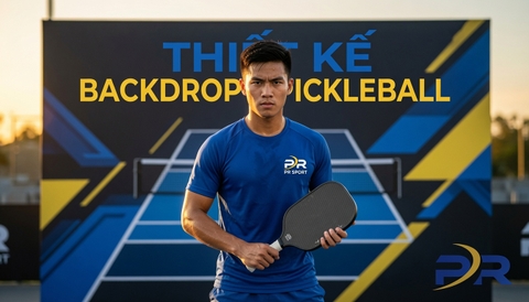 Thiết Kế Backdrop Giải Pickleball Chuyên Nghiệp: Tiêu Chuẩn Mỹ Thuật, Kỹ Thuật Vật Liệu Và Khoa Học Bố Cục Lên Ảnh Đẹp