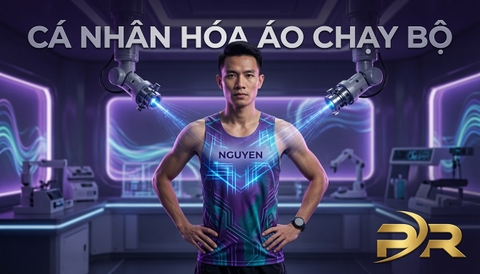 Cá Nhân Hóa Áo Chạy Bộ PR SPORT: Quy Trình Chế Tác Đơn Giản Và Công Nghệ May Đo Công Thái Học Đỉnh Cao