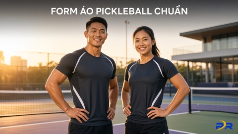 Giải Pháp Thiết Kế Áo Pickleball Cho Người Vai Ngang: Tối Ưu Hóa Form Dáng Và Động Học Kiến Tạo Chiến Thắng