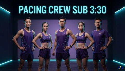 Giải Pháp Cá Nhân Hóa Đồng Phục Pacing Crew 5 Thành Viên Chinh Phục Mục Tiêu Marathon Sub 3:30