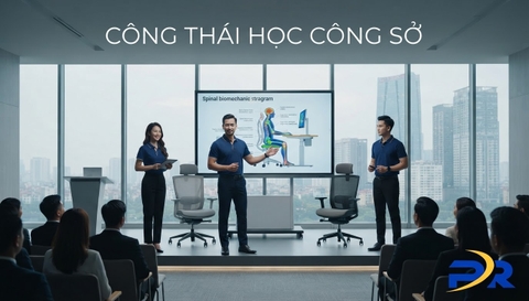 Tổ Chức Chuỗi Webinar Cùng Bác Sĩ Y Học Thể Thao: Ứng Dụng Tư Thế Công Thái Học Và Thiết Kế Đồng Phục Tối Ưu Sức Khỏe Doanh Nghiệp