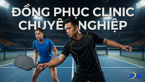Thiết Kế Đồng Phục Clinic Pickleball Chuyên Nghiệp: Khoa Học Chất Liệu Và Định Vị Thương Hiệu Thể Thao Cao Cấp