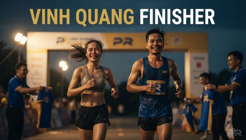 Phát Tặng Áo Finisher Danh Dự Cho Các Vận Động Viên Hoàn Thành Cự Ly Cuối Cùng: Tôn Vinh Ý Chí Kiên Cường