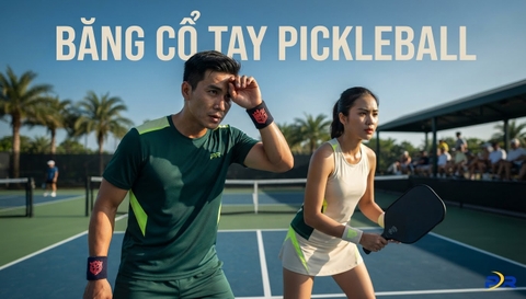 Băng Cổ Tay Thể Thao Pickleball (Wristband) Dệt Logo Đội Nhóm: Giải Pháp Kiểm Soát Mồ Hôi Tức Thì & Nâng Tầm Nhận Diện Thi Đấu Chuyên Nghiệp