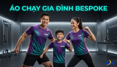Cá Nhân Hóa Áo Chạy Bộ Cho Cả Gia Đình: Giải Pháp Thiết Kế May Đo Công Nghệ Cao Cho Tổ Ấm Runner