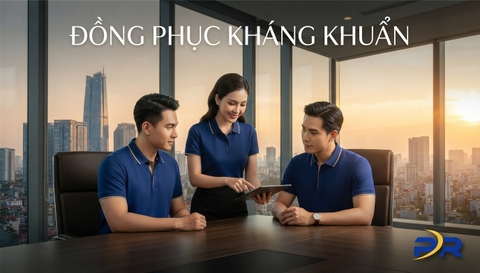 Giải Pháp Đồng Phục Văn Phòng Cao Cấp Với Công Nghệ Dệt Kháng Khuẩn Ion Bạc (Silver Ion Tech) Từ PR SPORT - Chấm Dứt Nỗi Lo Mùi Mồ Hôi Công Sở