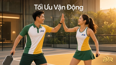 Thiết Kế Áo Pickleball Tay Raglan: Giải Pháp Tối Ưu Động Lực Học Và Hiệu Suất Vận Động Đỉnh Cao