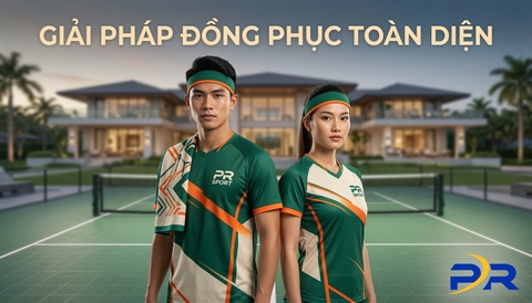 Giải Pháp Tích Hợp Băng Đô Và Khăn Thể Thao Cao Cấp Trong Bộ Đồng Phục Pickleball Chuyên Nghiệp