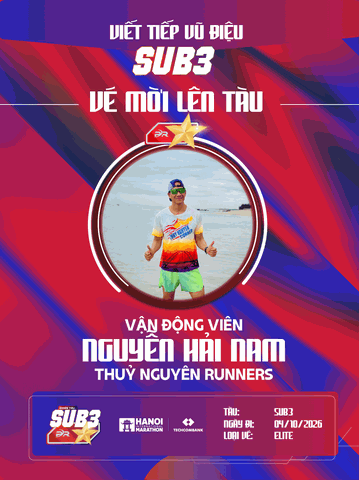 HÀNH TRÌNH CHINH PHỤC CÁC MỤC TIÊU CỦA CHIẾN BINH NGUYỄN HẢI NAM: NGƯỜI GIỮ NHỊP SUB 3 ĐẤT CẢNG
