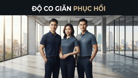 Tiêu Chuẩn Độ Co Giãn Phục Hồi (Elongation & Recovery): Giải Pháp Ngăn Ngừa Biến Dạng Áo Đồng Phục Doanh Nghiệp Sau Giặt Máy