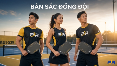Đồng Phục Pickleball Nhóm Bạn Thân: Nghệ Thuật Thiết Kế Logo Và Giải Pháp Định Hình Bản Sắc Đồng Đội Thời Thượng