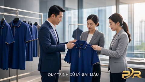 Quy Trình Xử Lý Sai Lệch Màu Sắc Đồng Phục Doanh Nghiệp: Hướng Dẫn Kỹ Thuật Và Giải Pháp Khắc Phục Chuẩn B2B Từ PR Sport
