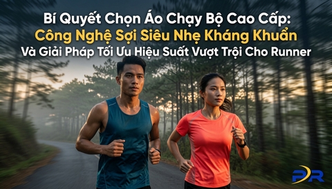 Bí Quyết Chọn Áo Chạy Bộ Cao Cấp: Công Nghệ Sợi Siêu Nhẹ Kháng Khuẩn Và Giải Pháp Tối Ưu Hiệu Suất Vượt Trội Cho Runner
