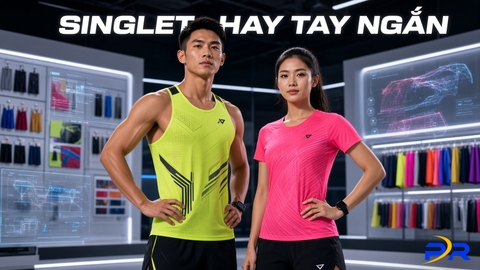 Giải Pháp Đồng Phục Chạy Bộ: CLB Nên Chọn Áo Singlet Hay Áo Tay Ngắn Cho Runner?