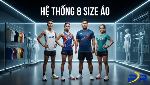 Tôn Vinh Mọi Dáng Hình Runner: Hệ Thống 8 Size Áo Chuẩn Xác Từ XS Đến 4XL Dành Riêng Cho Câu Lạc Bộ Chạy Bộ