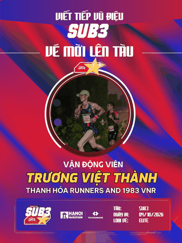 Trương Việt Thành: Bản Lĩnh Tái Sinh Sau Nghịch Cảnh Và Tấm Vé Vàng Lên Đoàn Tàu Sub 3 – 2026