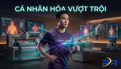 Thiết Kế Áo Chạy Bộ Cá Nhân Hóa Cao Cấp: Bước Đột Phá Khác Biệt Hoàn Toàn So Với Áo In Công Nghiệp Thông Thường