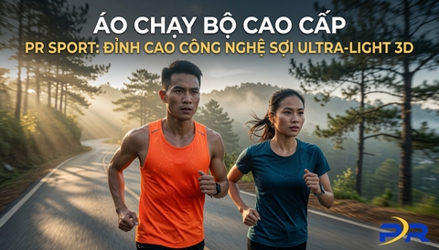 Áo Chạy Bộ Cao Cấp PR Sport: Đỉnh Cao Công Nghệ Sợi Siêu Nhẹ 3D Ultra-Light Và Giải Pháp Chinh Phục Mọi Cự Ly