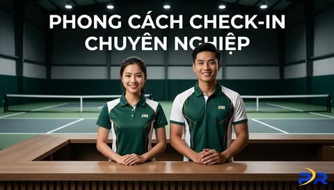 Giải Pháp Thiết Kế Áo Thun Pickleball Khu Vực Check-in: Nghệ Thuật Định Vị Thương Hiệu Và Thông Điệp Truyền Cảm Hứng