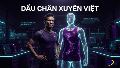 Áo Chạy Kỷ Niệm Xuyên Việt Tự Túc: Tuyệt Tác May Đo Độc Bản Tôn Vinh Từng Cột Mốc Bền Bỉ