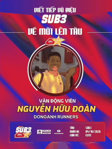 Nguyễn Hữu Đoàn: Đẳng Cấp 2:56:52 Của Chân Chạy DongAnh Runners Và Khát Vọng Đoàn Tàu Sub 3 – 2026