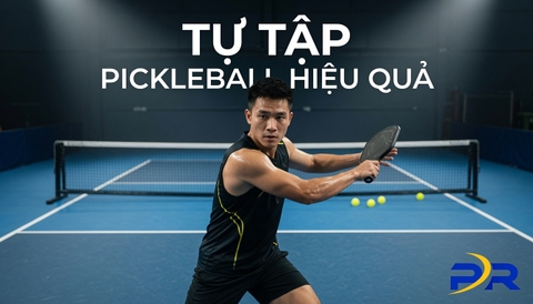 Có thể tự tập Pickleball một mình tại sân không? Hướng dẫn giáo trình tự huấn luyện cá nhân chuyên nghiệp