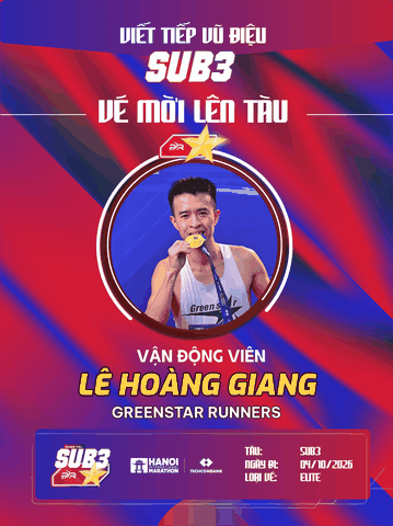 Lê Hoàng Giang & Cột Mốc 02:47:55: Khi Áp Lực Hóa Thành Bản Lĩnh Trên Đoàn Tàu SUB 3