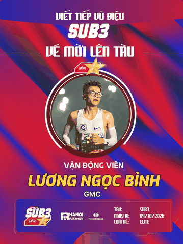 Lương Ngọc Bình: Cú Chuyển Mình Ngoạn Mục Từ 89kg Đến Tấm Vé Danh Dự Đoàn Tàu SUB 3