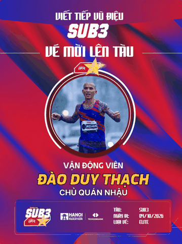 Đào Duy Thạch: Bước Chạy Cân Bằng Cùng Đoàn Tàu Sub 3 – 2026