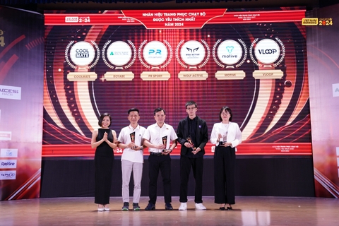 PR SPORT LỌT TOP NHÃN HIỆU TRANG PHỤC CHẠY BỘ ĐƯỢC YÊU THÍCH NHẤT 2024