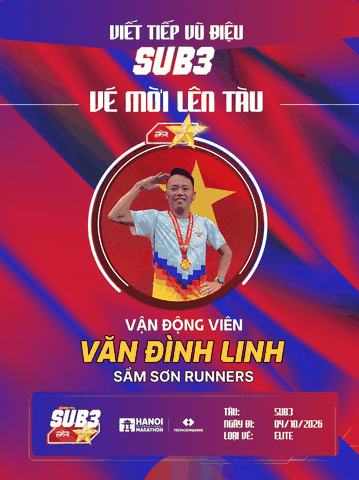 Văn Đình Linh – Nghị Lực Đất Biển Sầm Sơn Cùng Đoàn Tàu Sub 3 – 2026