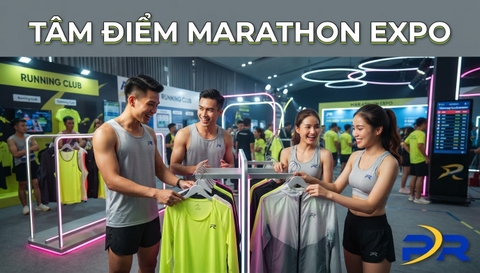 Gian Hàng Trải Nghiệm PR SPORT Tại Marathon Expo: Tâm Điểm Tương Tác Sôi Động Và Giải Pháp Đồng Phục Đột Phá Cho CLB Chạy Bộ