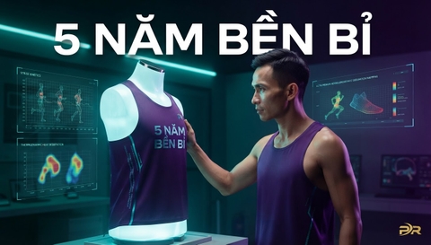 Chiếc Áo Vinh Danh 5 Năm Bền Bỉ: Giải Pháp May Đo Cá Nhân Hóa Tôn Vinh Kỷ Lục Rèn Luyện Bất Hủ Cùng PR SPORT