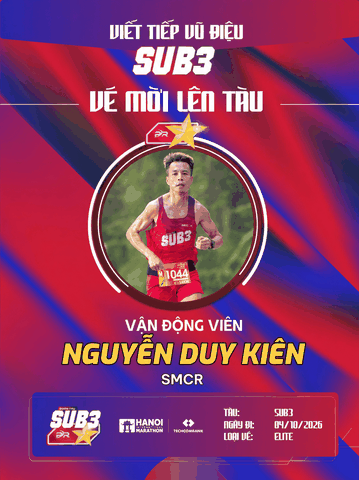 Nguyễn Duy Kiên – Chiến Binh SMCR Bứt Phá Mục Tiêu Sub 3 Cùng PR SPORT