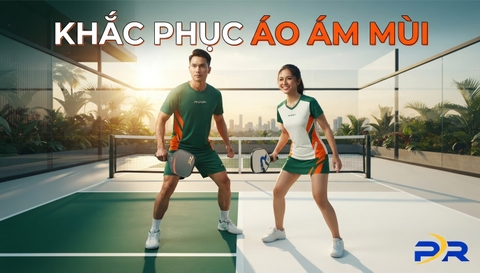 Giải Pháp Khắc Phục Triệt Để Áo Đấu Pickleball Bị Ám Mùi: Khoa Học Sợi Vải Và Công Nghệ Kháng Khuẩn PR SPORT