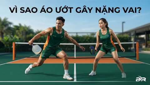Tại Sao Áo Đấu Ướt Mồ Hôi Gây Nặng Vai Khi Chơi Pickleball? Giải Pháp Giải Phóng Động Lực Từ PR SPORT