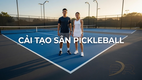 Cẩm Nang Kỹ Thuật: Quy Trình Cải Tạo Sân Tennis Thành Sân Pickleball Chuẩn Quốc Tế