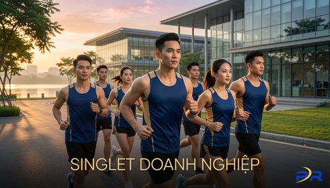 Kỹ Thuật Thiết Kế Singlet Doanh Nghiệp: Tối Ưu Độ Hở Nách Và Chiều Dài Thân Áo Cho Giải Chạy Tập Thể