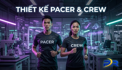 Giải Pháp Thiết Kế Cá Nhân Hóa Áo Pacer Và Crew: Kiến Tạo Nhận Diện Đồng Bộ, Tối Ưu Nhiệt Lượng Vượt Trội