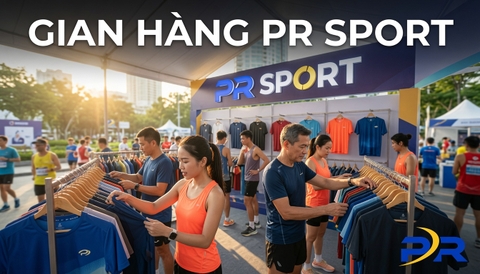 GIAN HÀNG PR SPORT TẠI CÁC GIẢI CHẠY MARATHON: ĐIỂM CHẠM CHIẾN THUẬT VÀ TRẢI NGHIỆM ĐỈNH CAO CHO CỘNG ĐỒNG RUNNER