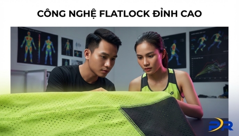 Công Nghệ May Phẳng Flatlock 4 Kim 6 Chỉ: Triệt Tiêu Nỗi Ám Ảnh Trầy Xước Rát Da Ngày Race Cho CLB Chạy Bộ