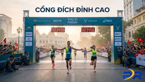 Thiết Kế Khu Vực Xuất Phát Và Cổng Đích Marathon: Tối Ưu Quản Trị Luồng Vận Động Viên Và Điểm Chạm Thương Hiệu Đỉnh Cao