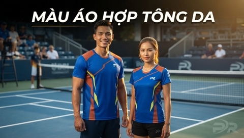 Màu Áo Pickleball Nào Hợp Với Tông Da Người Việt? Cẩm Nang Sắc Tộc Học & Thị Giác Sân Đấu PR SPORT