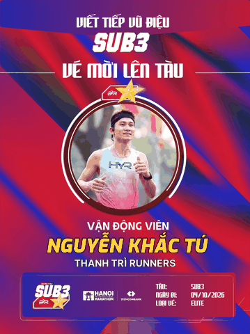 Nguyễn Khắc Tú – Bản Lĩnh Thép Của Thanh Trì Runners Và Tấm Vé Vàng Lên Đoàn Tàu SUB 3