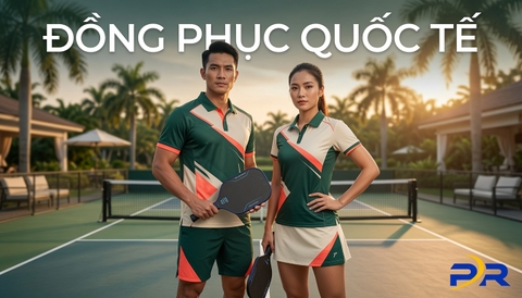 Đồng Phục Pickleball Giao Hữu Quốc Tế: Quy Chuẩn Thiết Kế Và Chất Liệu Sân Đấu Cao Cấp