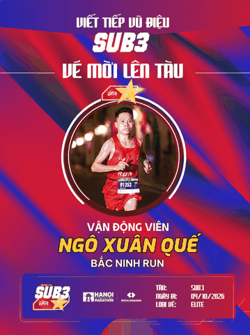 Ngô Xuân Quế – Bản Lĩnh Tuổi U50 Cùng Đoàn Tàu Sub 3 2026