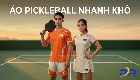 Vì sao áo Pickleball nhanh khô quan trọng khi chơi ngoài trời? Giải pháp đồng phục tối ưu hiệu suất cho câu lạc bộ