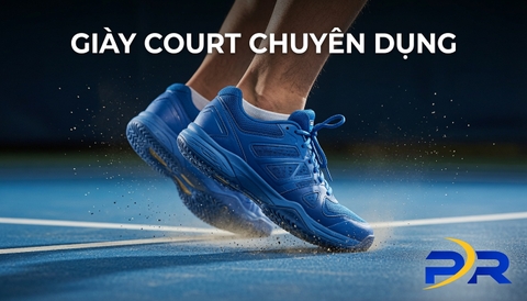 Giày Pickleball Khác Gì Giày Chạy Bộ? Phân Tích Động Lực Học Và Khoa Học Chấn Thương